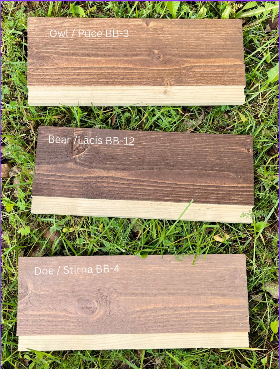 Boiled linseed oil stain Bear BB-12 wood work