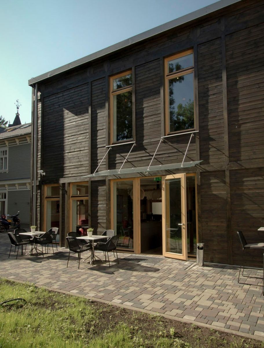 Boiled linseed oil stain Raven MB-6 exterior