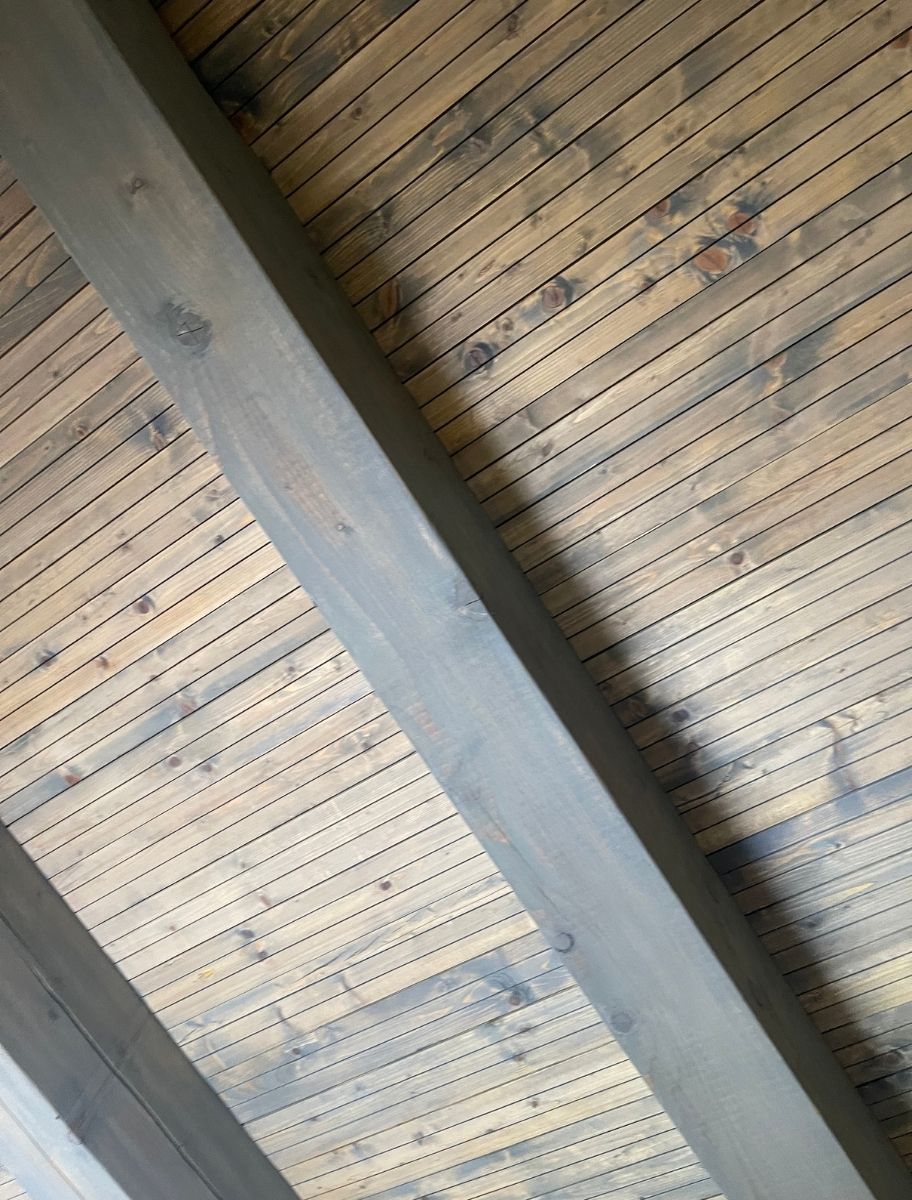 Boiled linseed oil stain Pigeon MB-7 interior