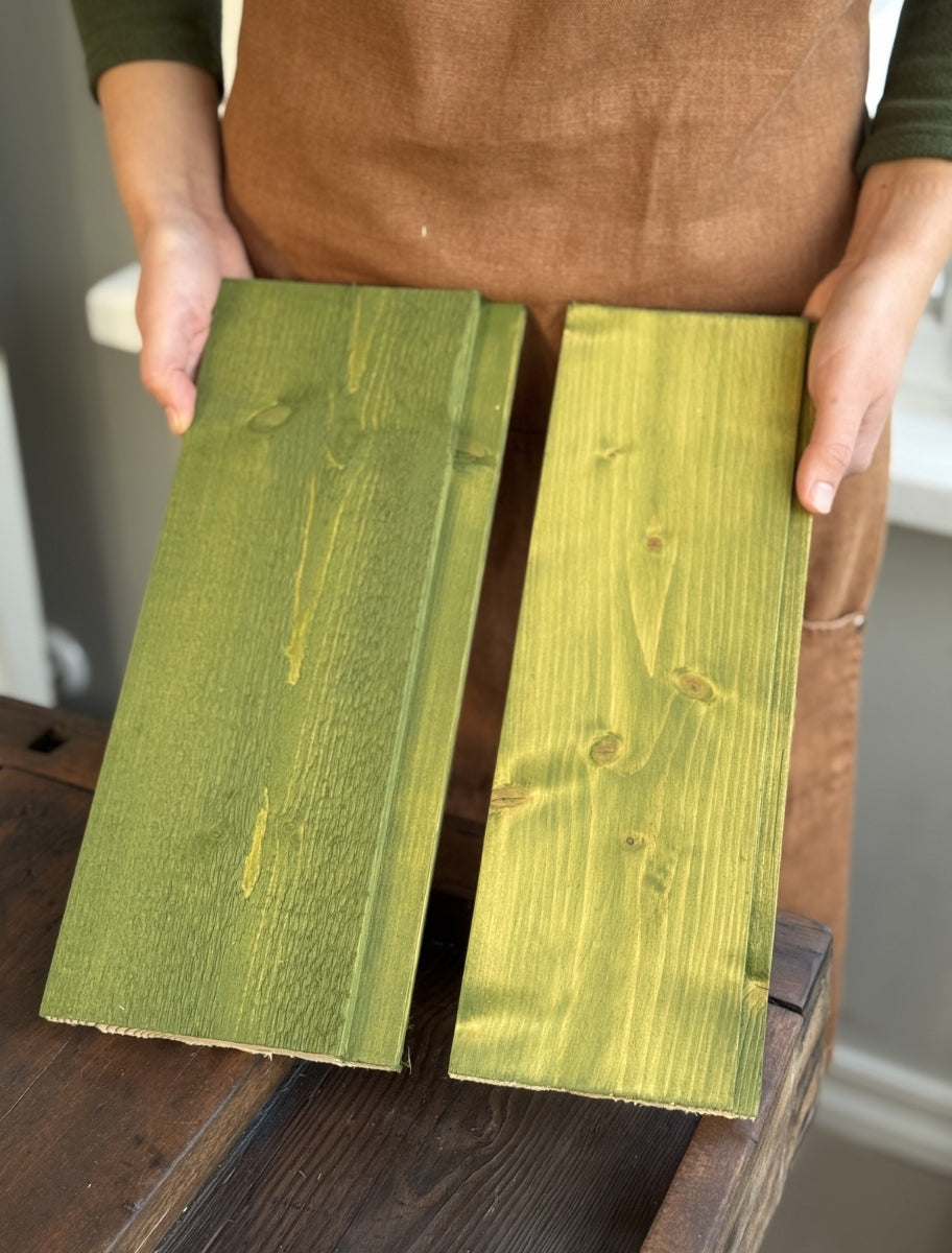 Linseed Oil Stain Moss ZB-13 wood work