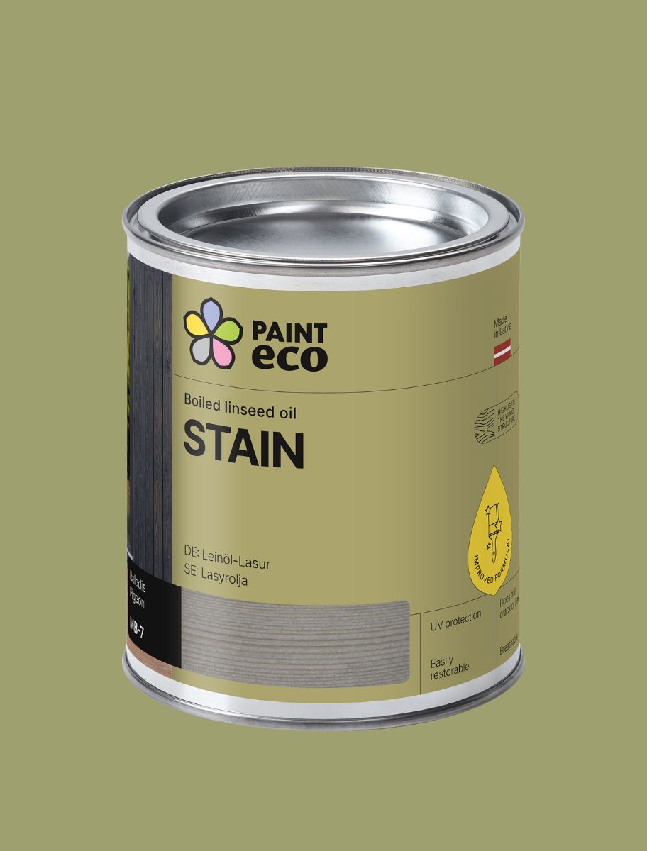 Boiled linseed oil stain Pigeon MB-7