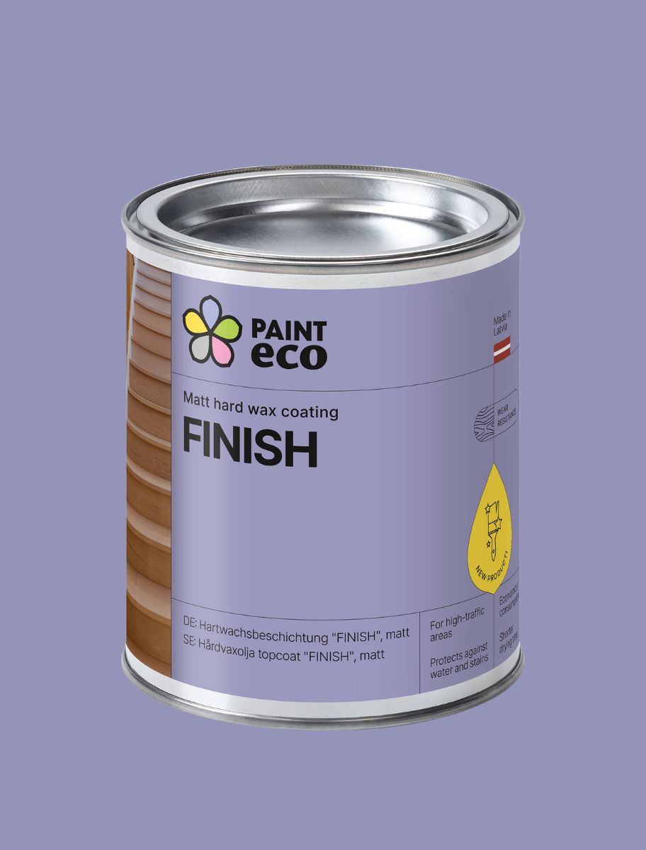 Matt hard wax coating FINISH for INCREASED WEAR RESISTANCE.