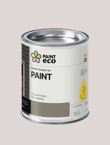 Paint Eco natural  linseed oil paint can in Pigeon shade
