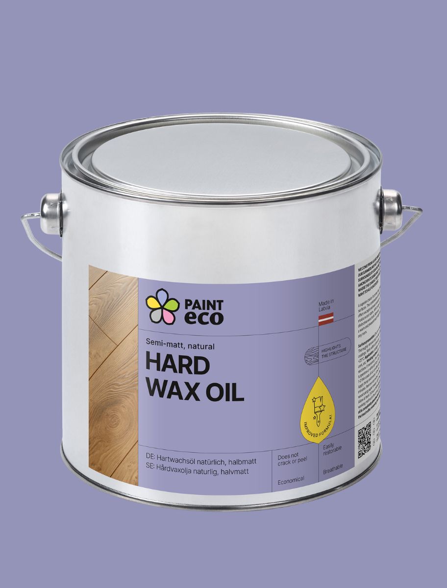 Semi-matt, natural HARD WAX OIL for surface