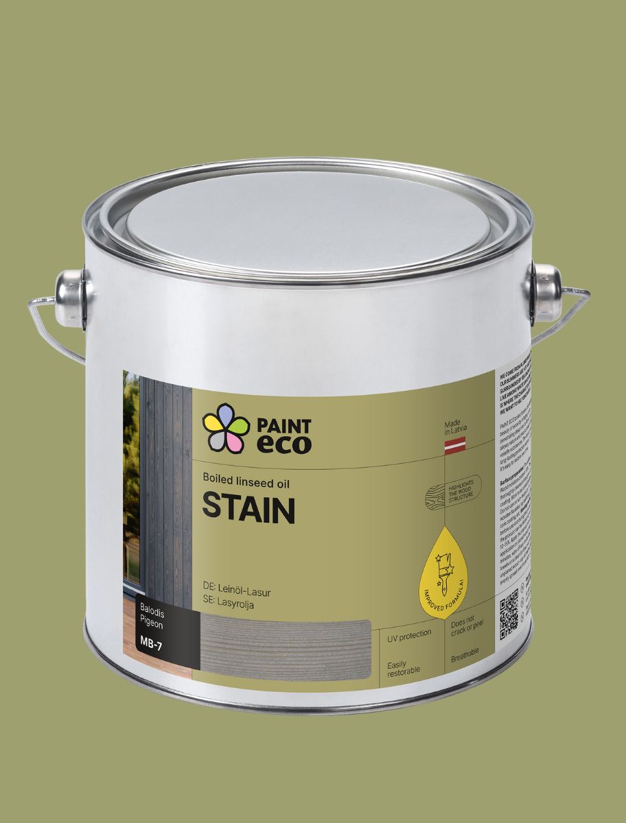 Boiled linseed oil stain Pigeon MB-7
