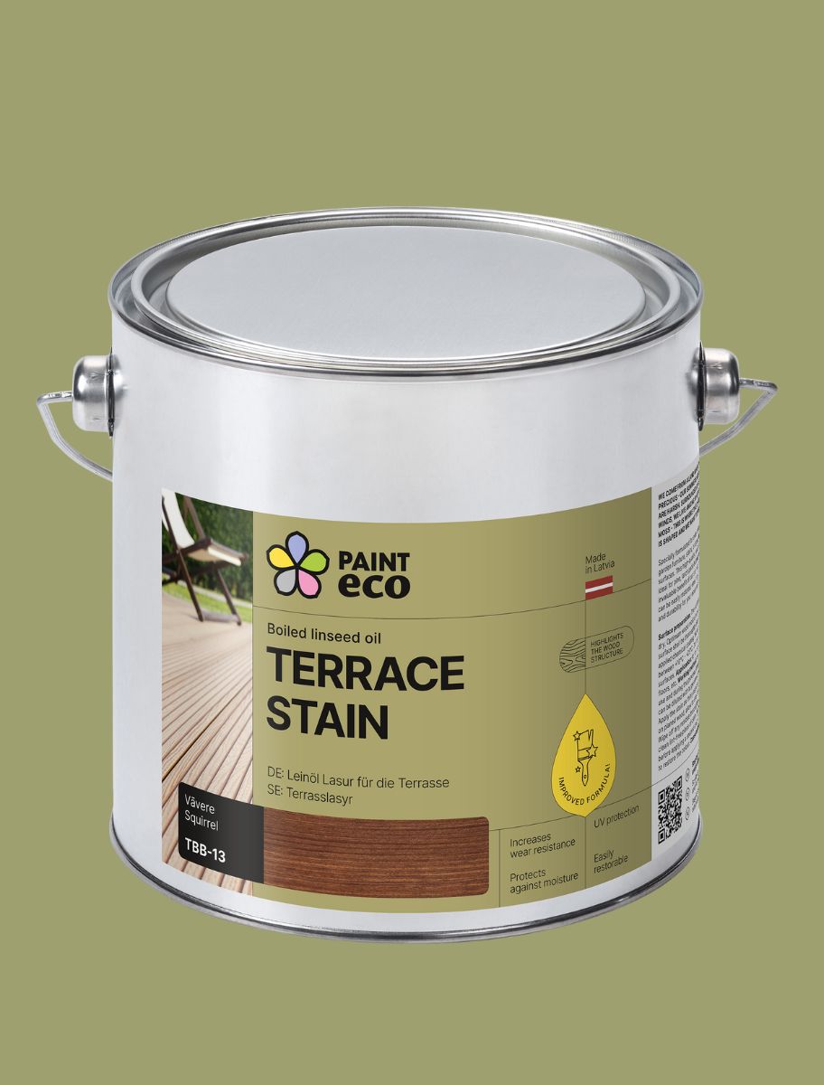 Boiled linseed oil Stain for Terrace Squirel TBB-13