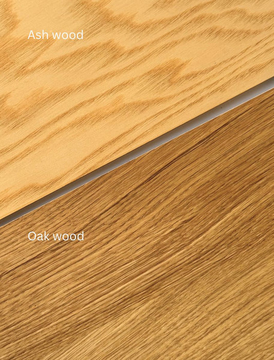 Semi-matt, natural HARD WAX OIL ash wood, oak wood