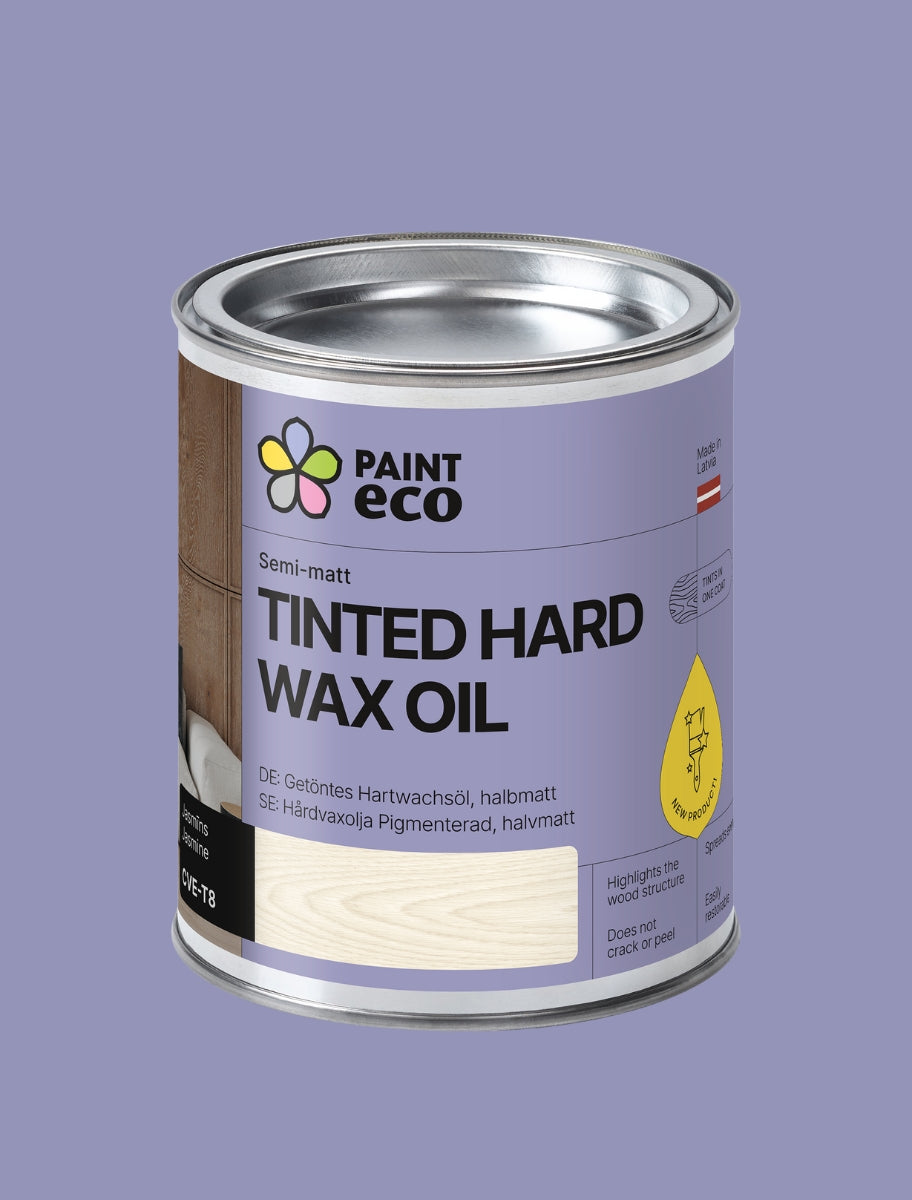 Metal can of Paint Eco Tinted Hard Wax Oil in Frost shade